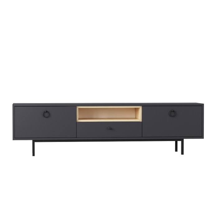 Hanah Home Soporte de TV Industrial Antracita 180 cm Hanah Home Soporte de TV Industrial Antracita 180 cm